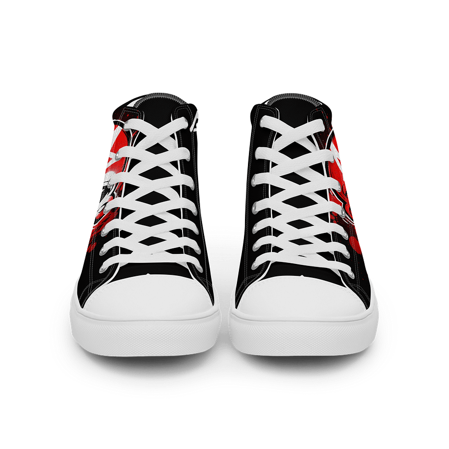 Graffiti Red Retro High Tops product image (3)