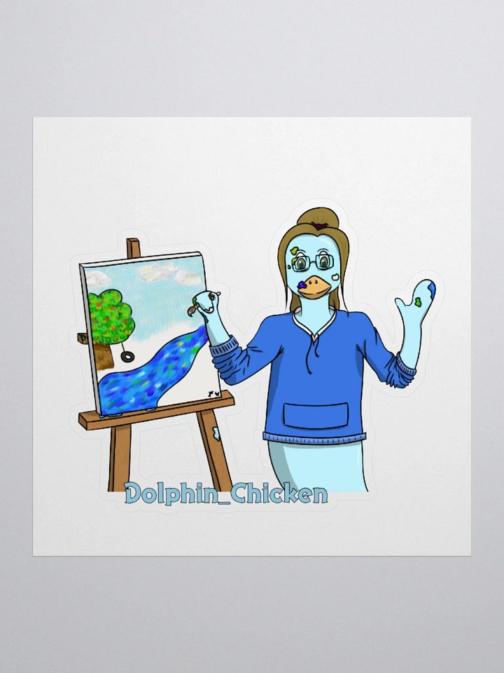 Dolphin's DC Painting Sticker product image (1)