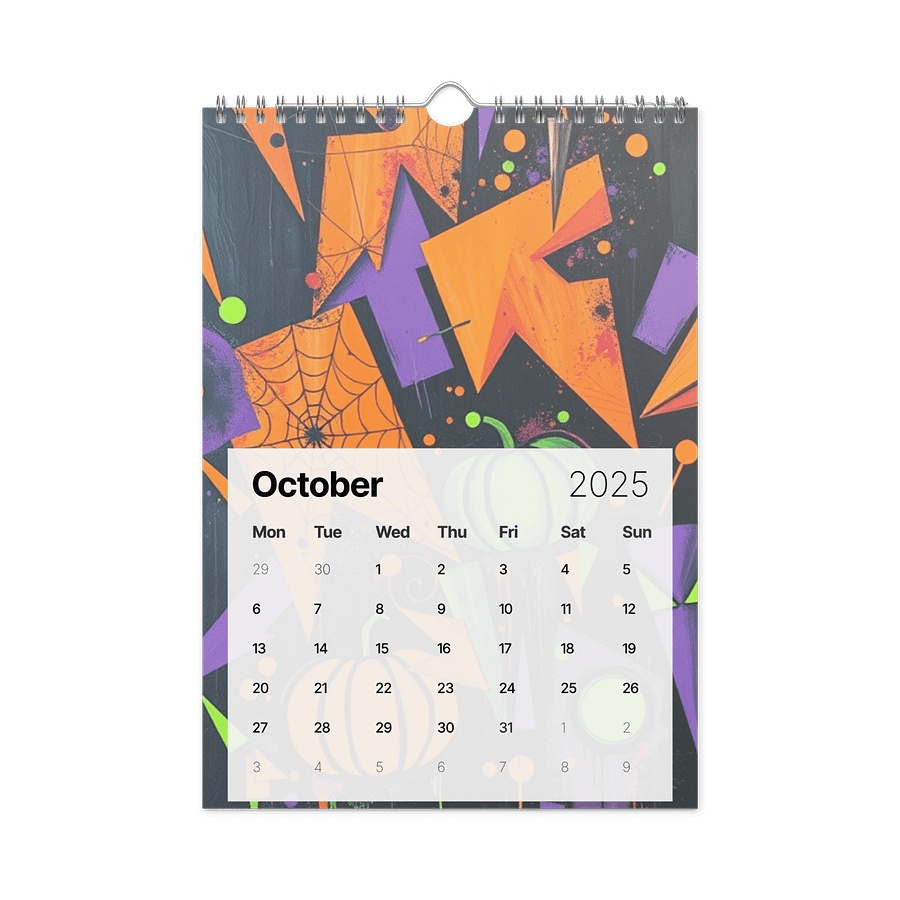 ART ABSTRACT WALL CALENDAR 2026 product image (12)