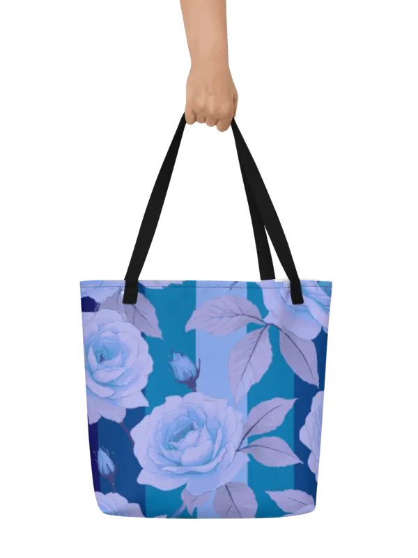 Blossoms Floral Tote With Pocket Bag #728 product image (1)