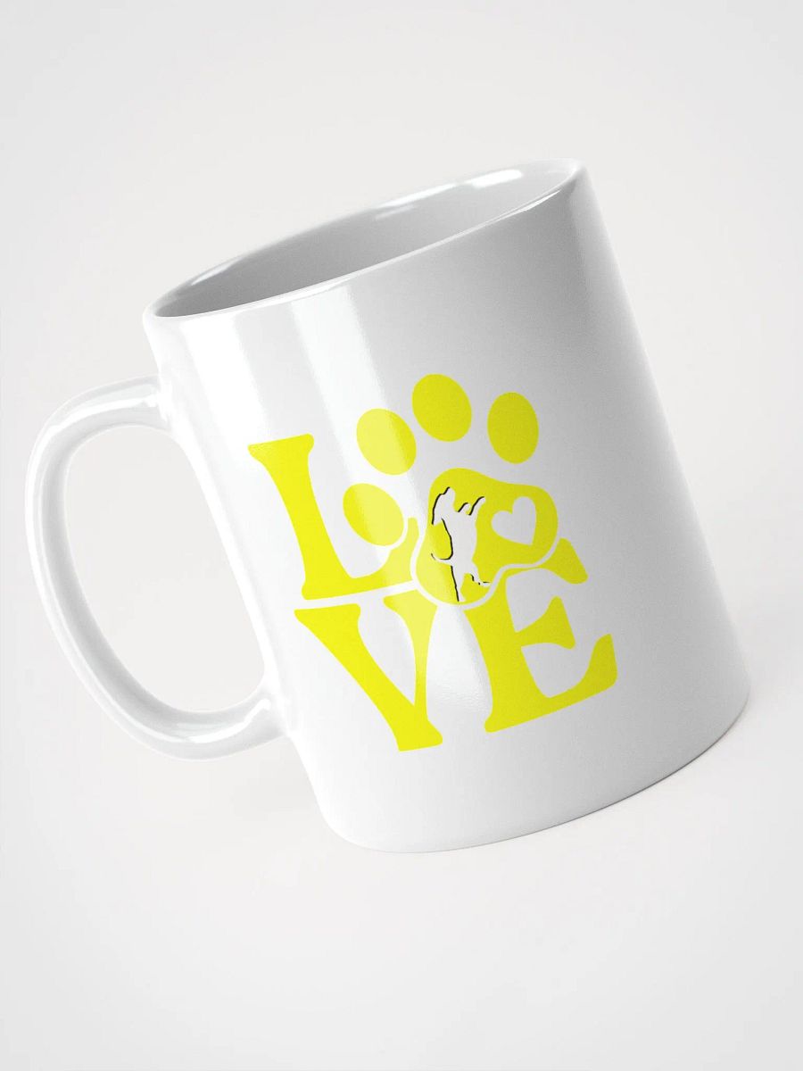 Dog Lover Coffee Mug, Yellow Love product image (3)