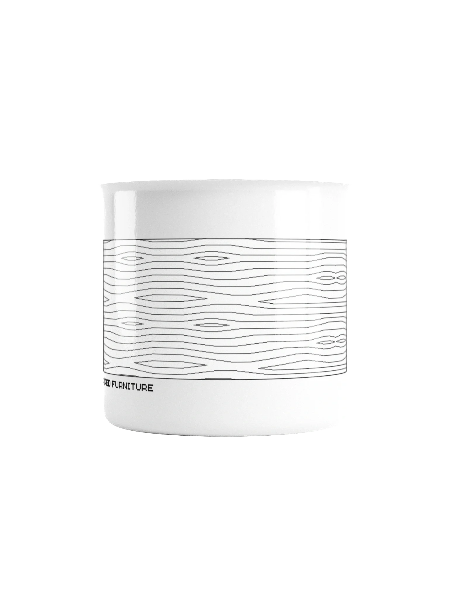 Retro Enamel Mug – Wood Hatch Edition product image (2)