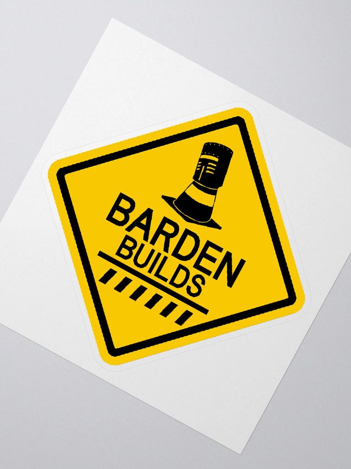 BARDEN BUILDS Logo Sticker product image (2)