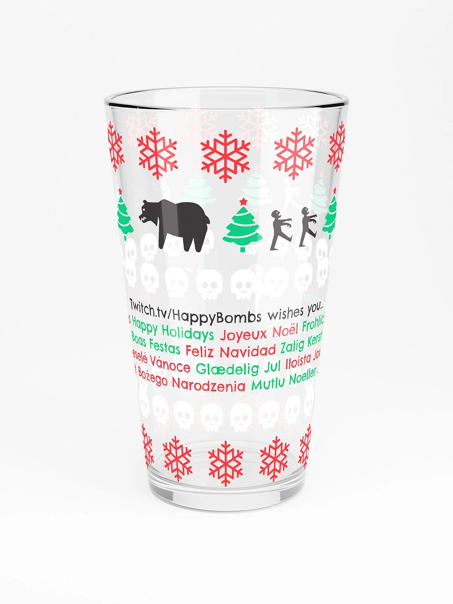 Limited Edition HappyBombs Christmas Glass product image (3)