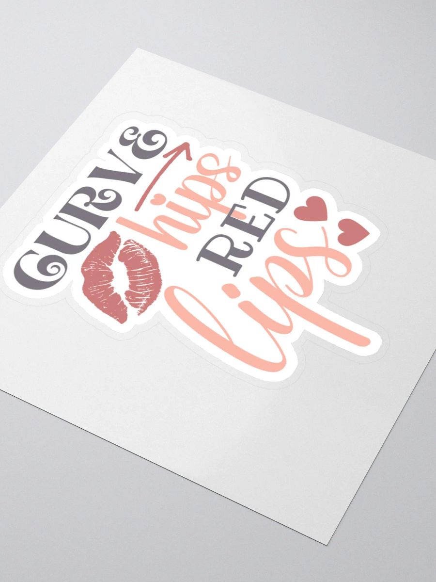 Curve Hips Red Lips Sticker product image (4)