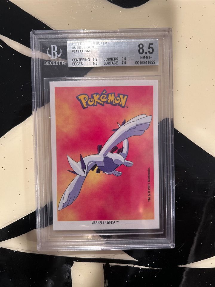 2001 Lugia Boomer Super Bubble gum Becket 8.5 product image (1)