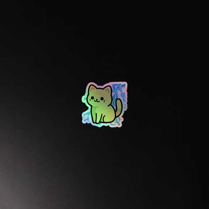 Lightning Kitty! Holo Sticker product image (4)