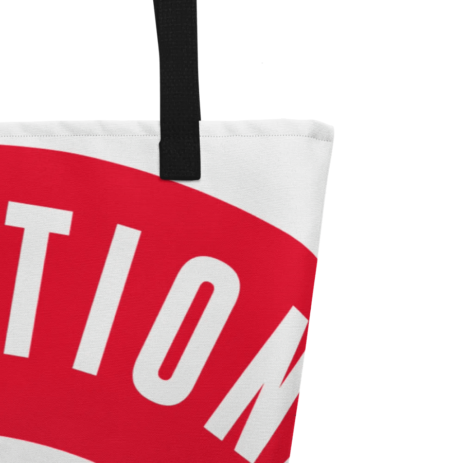 IFBNewsfeed.Org's All-Over Print Large Tote Bag w/ Pocket product image (3)
