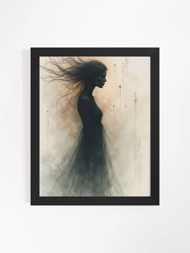 Watercolor Silhouette Framed Print product image (3)