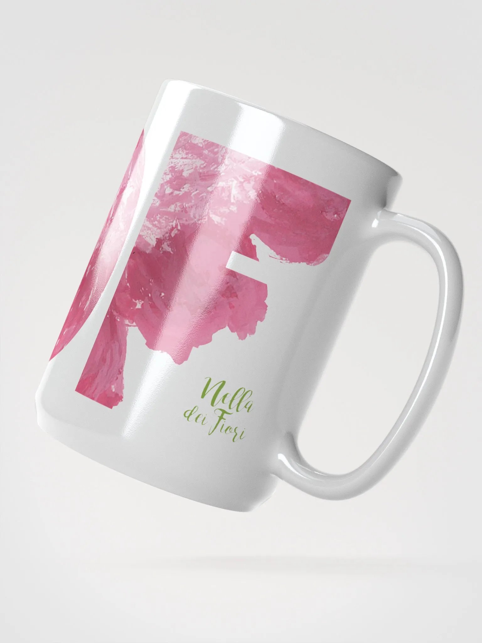 Pivoine NDF White Glossy Mug product image (2)