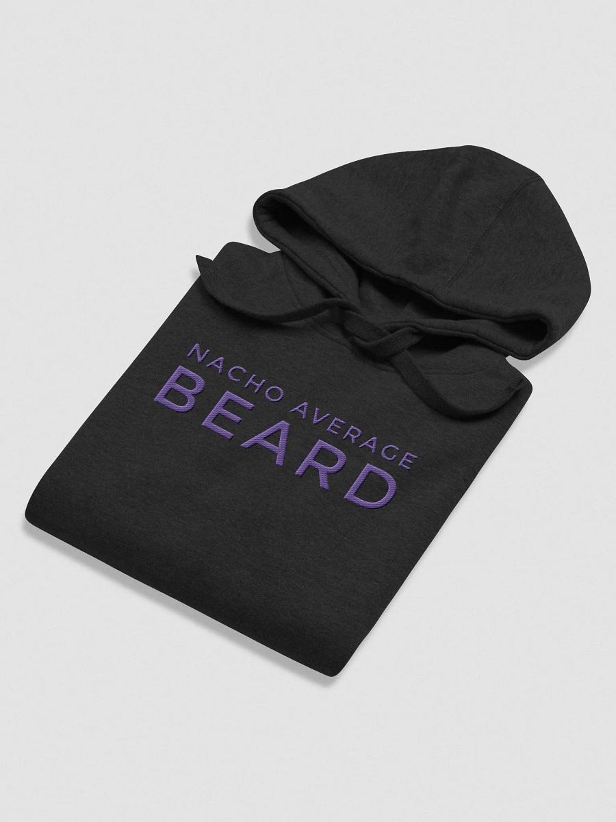 Men's Nacho Average Beard Hoodie (Purple Embroidery) product image (3)