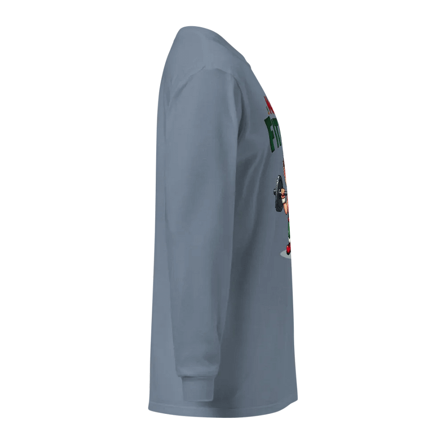 Merry Fitmas Elf Long Sleeve Shirt product image (8)