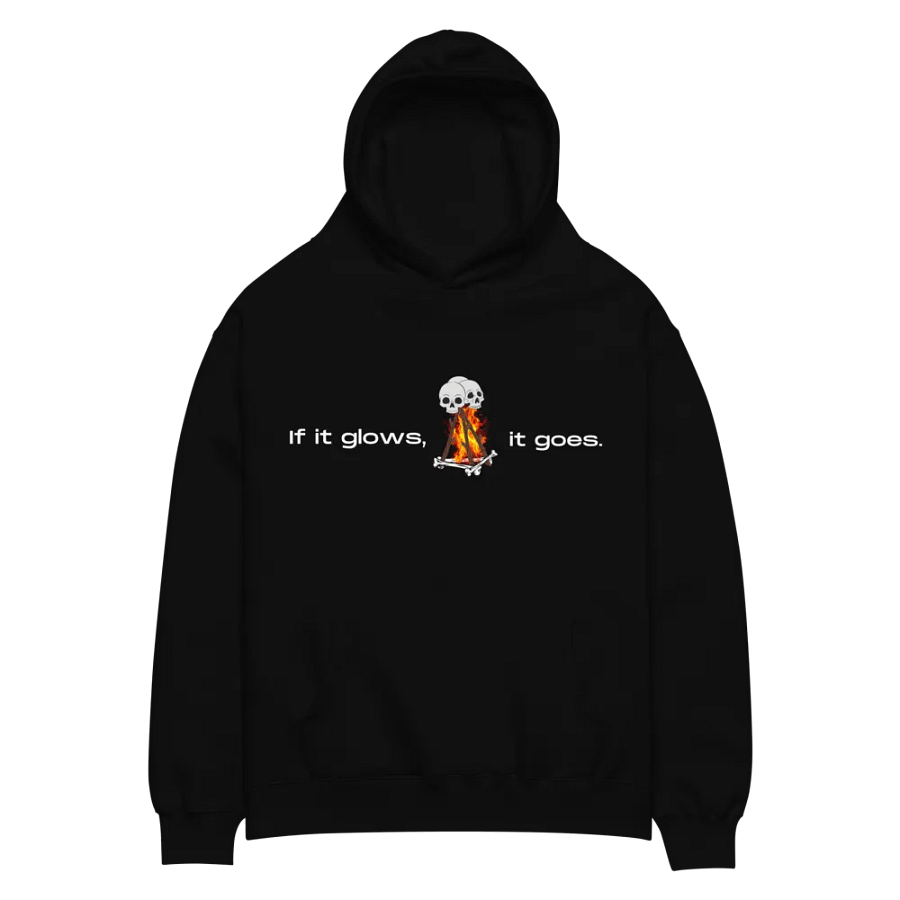 If it glows, it goes | Printed Hoodie product image (2)