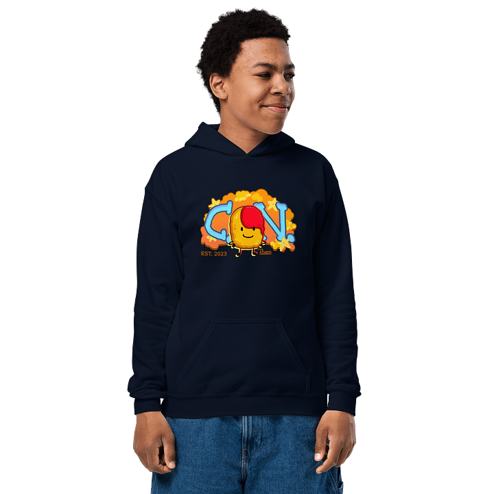 Chicken Nugget Graffiti Hoodie (Youth, 8-15) product image (2)