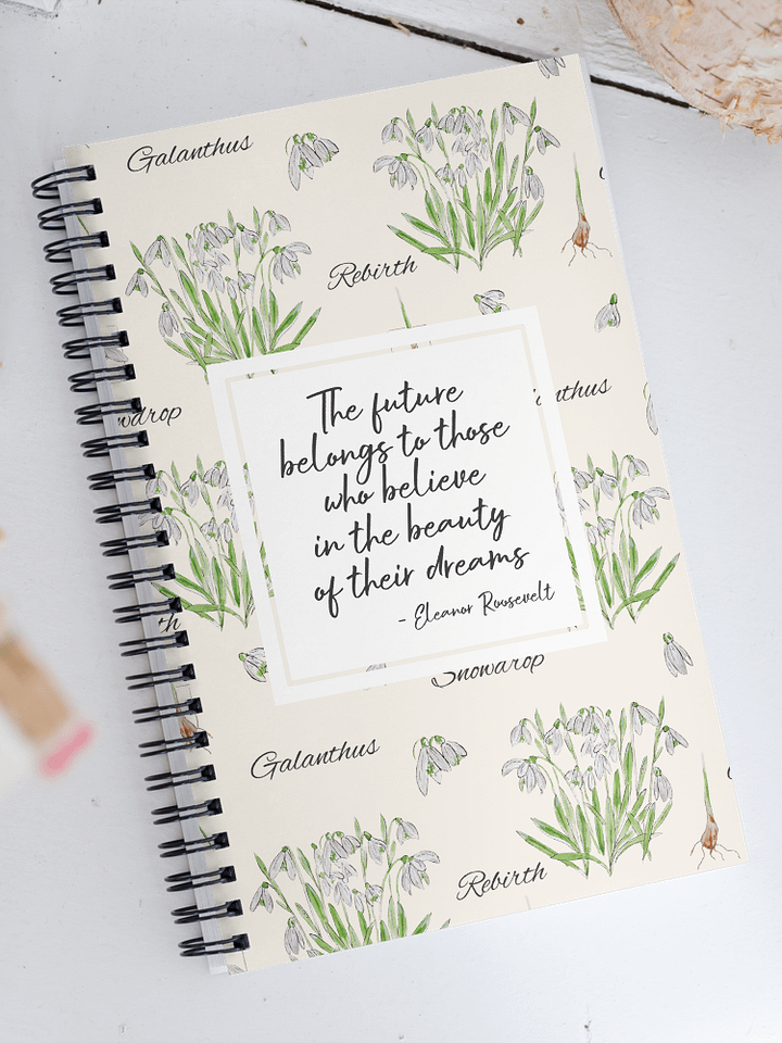Believe in the Beauty of Your Dreams Quote Notebook product image (1)