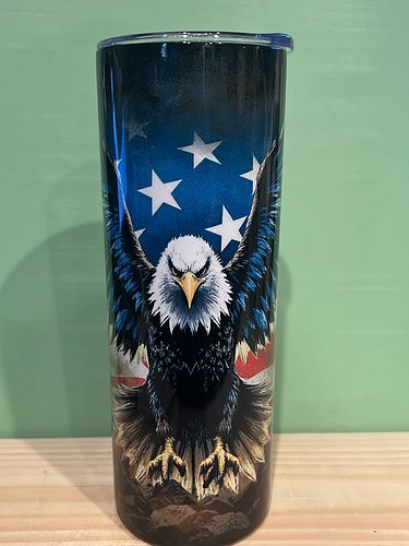 Tumblr #ordertoday #custom #customtumbler #eagle #usa #veteran #military #flag