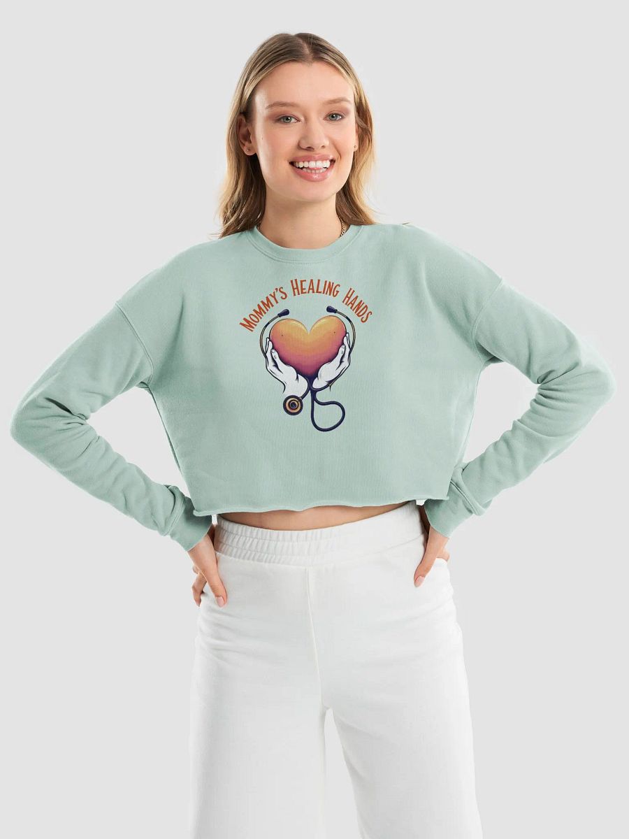 Healing Heart Women's Crop Sweatshirt product image (18)