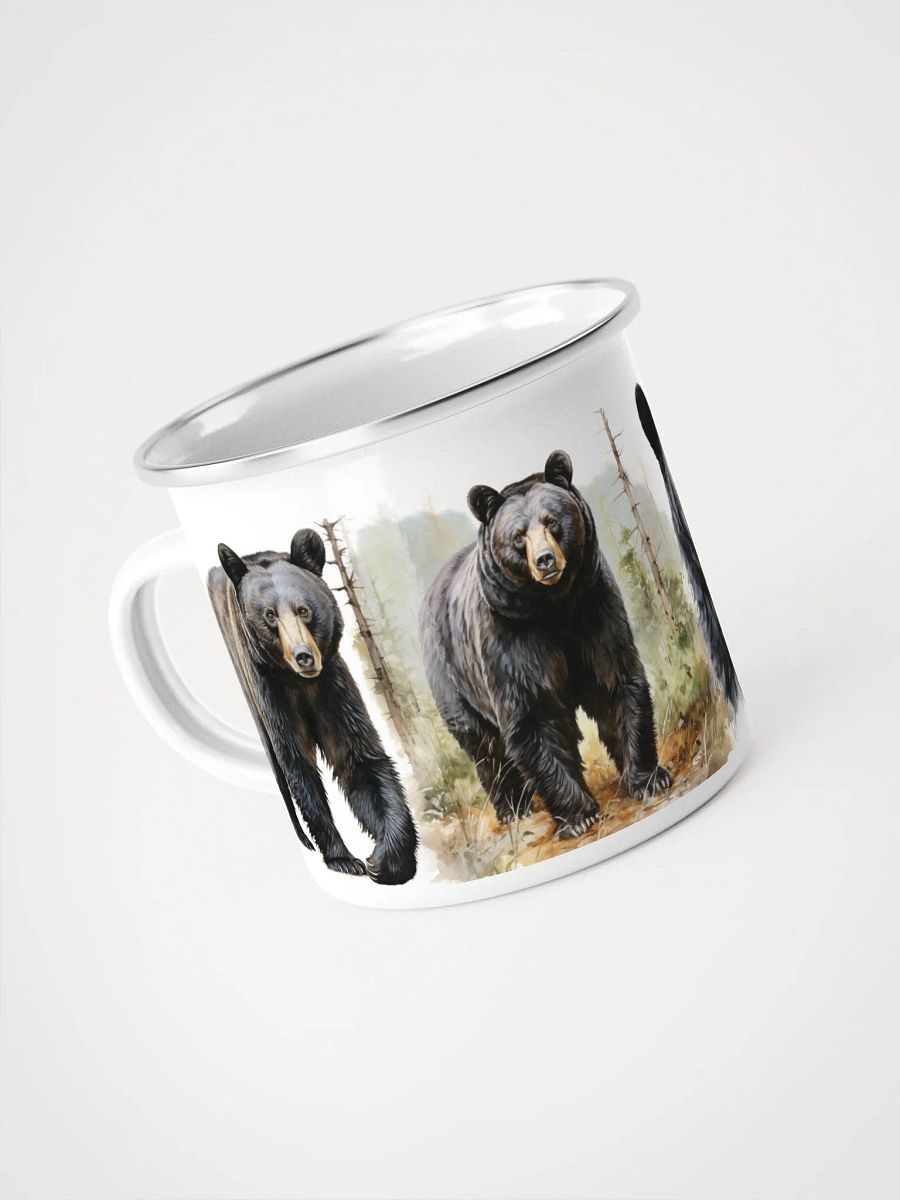 Black Bears Enamel Mug product image (4)