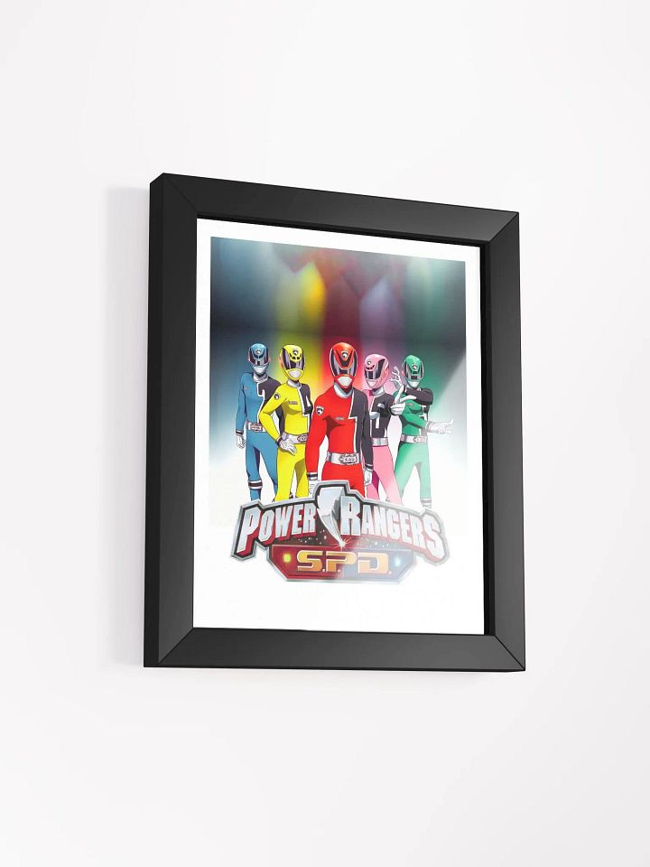 Colorful Power Rangers Lineup Matte Poster product image (12)