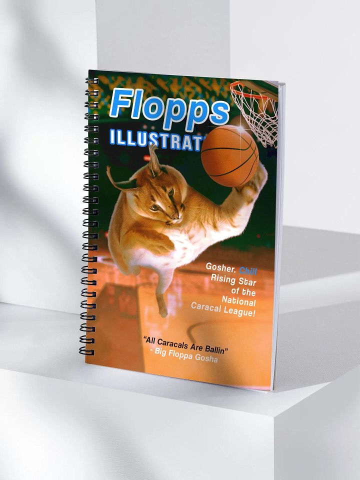 "FLOPPS ILLUSTRATED" SPIRAL NOTEBOOK product image (1)