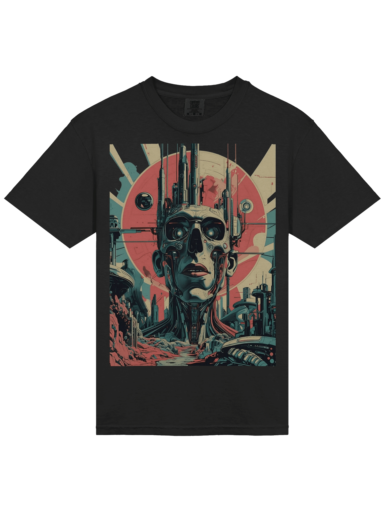 Retro-Futuristic Overlord Heavyweight T-Shirt product image (4)