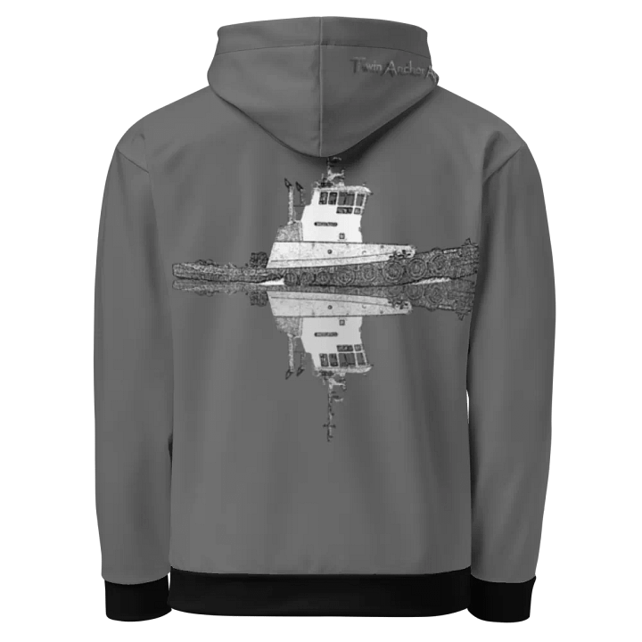 Gray Westrac tug Hoodie product image (1)