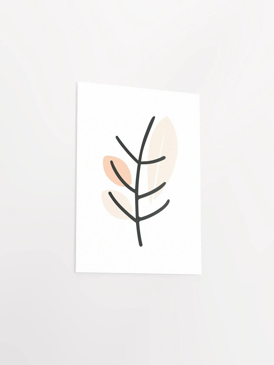Stem & Silence Minimalist Poster product image (4)