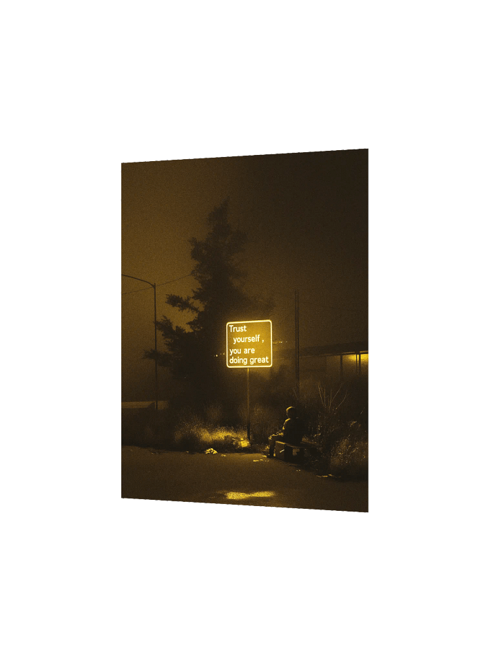 "Trust yourself" Matte Poster product image (9)