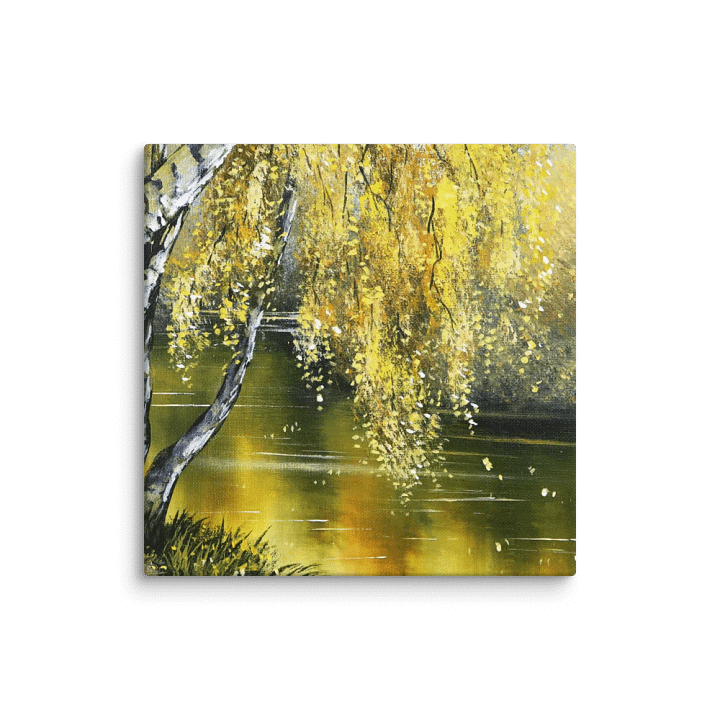 Birch Trees by the Pond product image (17)