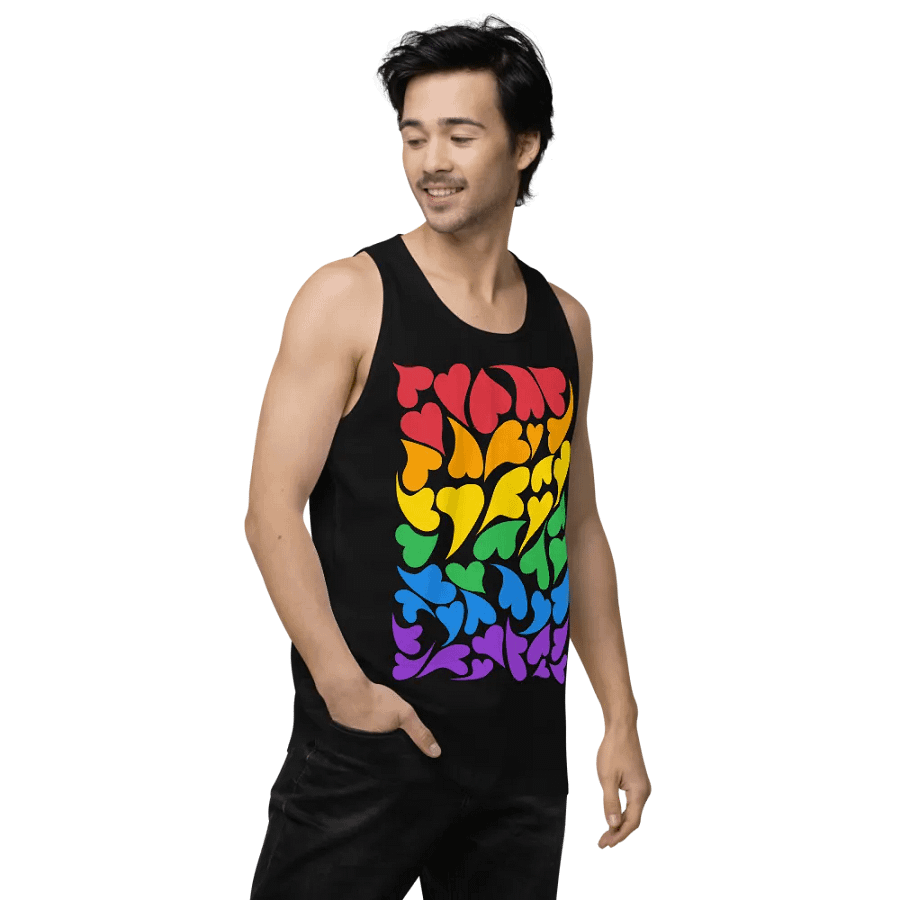 Nestled PRIDE Rainbow Tank Top product image (6)