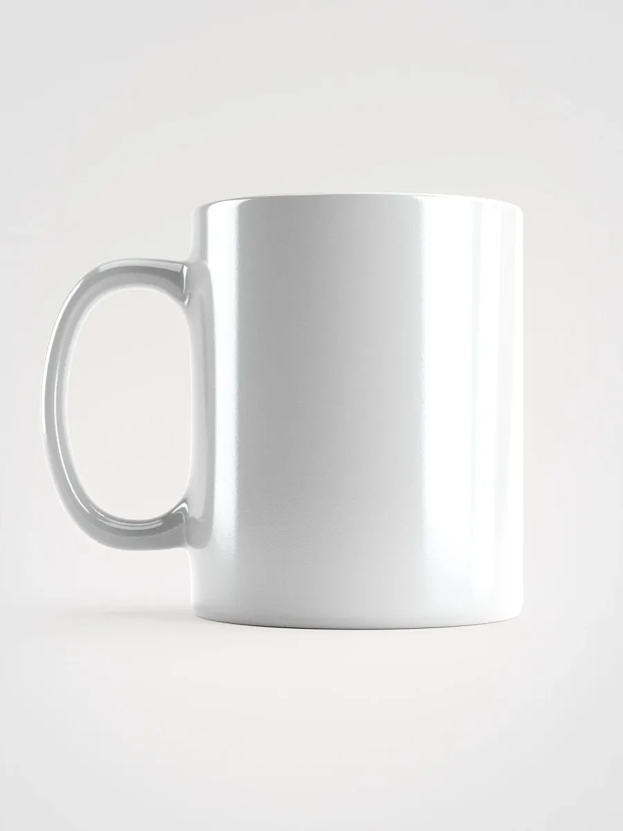 White Glossy Mug: flower and mountain product image (17)