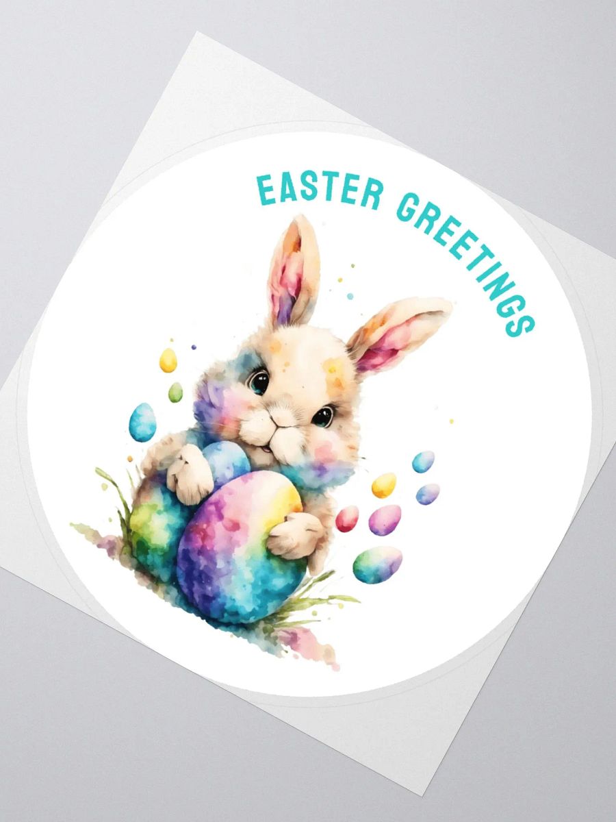 Painting the Eggs Bunny Easter Greetings product image (3)