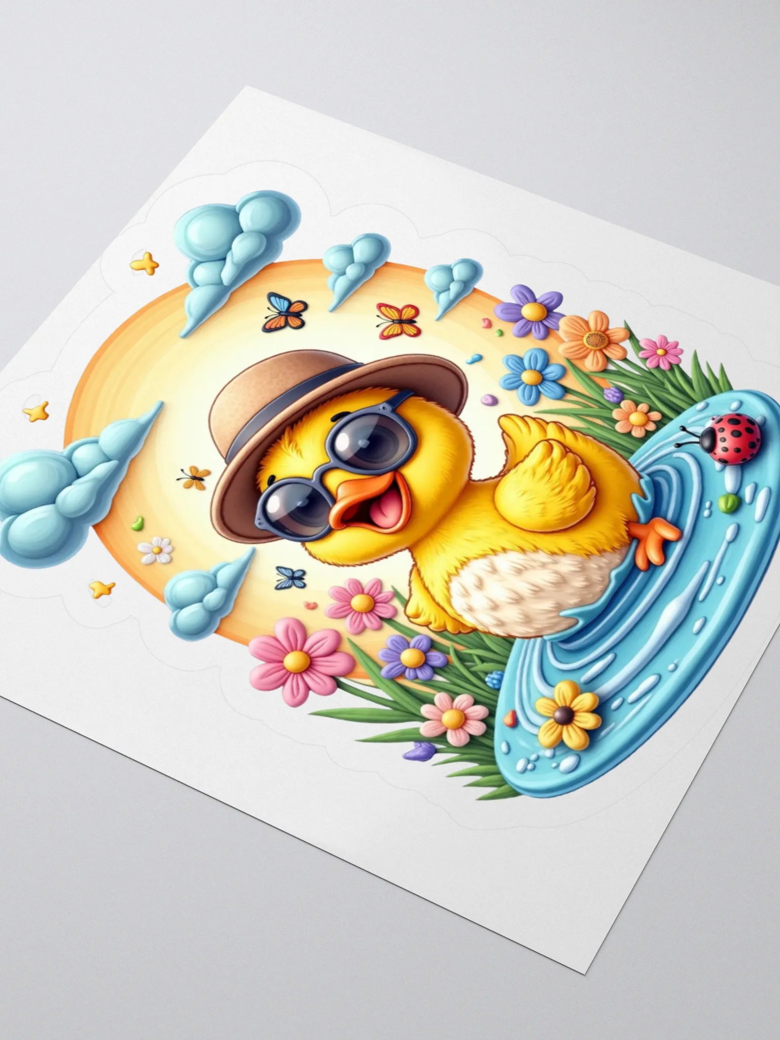 Dashing Duckling Sticker Set product image (8)