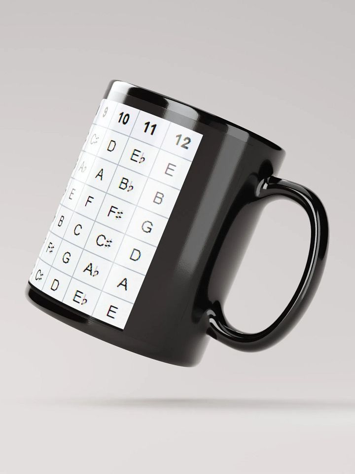 Musical Matrix Black Glossy Mug product image (3)