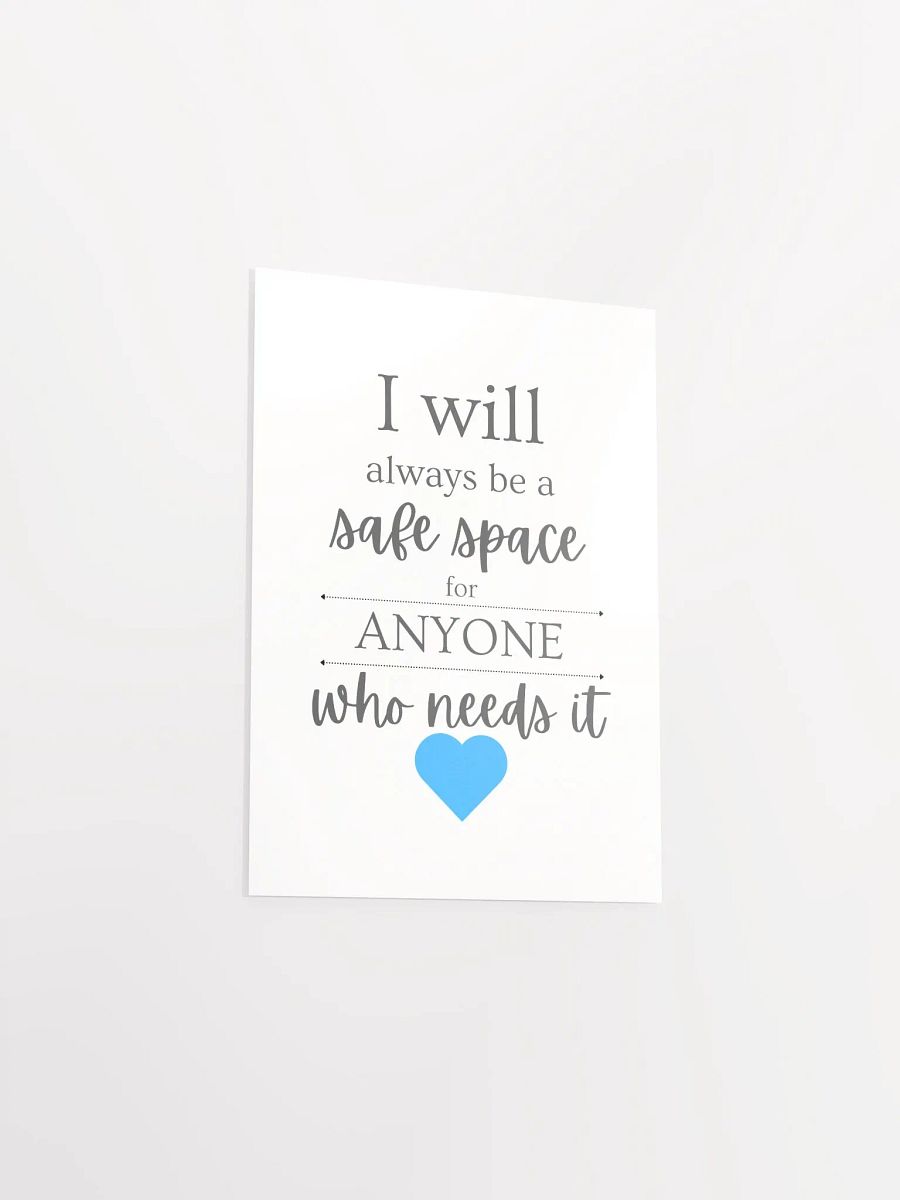 "Safe Space" Matte Poster product image (19)