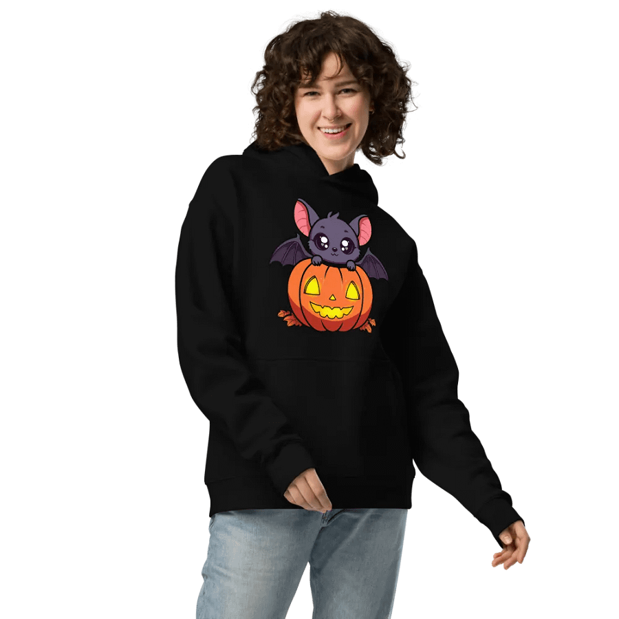 Glowing Jack-O'-Lantern Bat Hoodie product image (3)