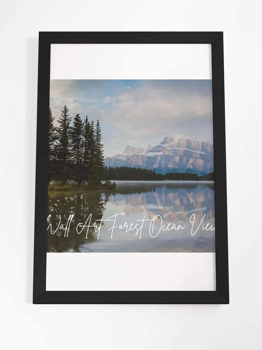 Ocean View Framed High-Quality Matte Poster (in) product image (4)