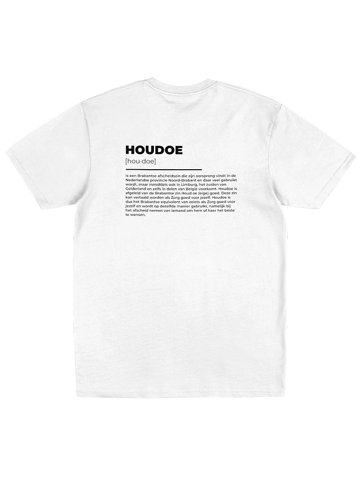 Houdoe white t-shirt product image (1)