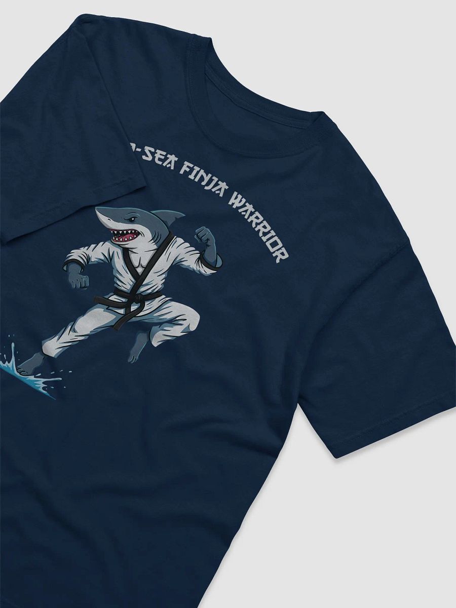 Deep-Sea Finja Warrior – Funny Shark Karate T-Shirt product image (12)
