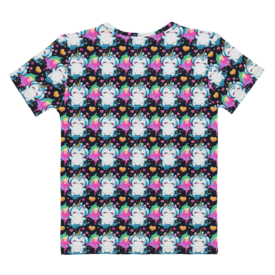 Kawaii Unicorn All Over Print T-shirt product image (9)