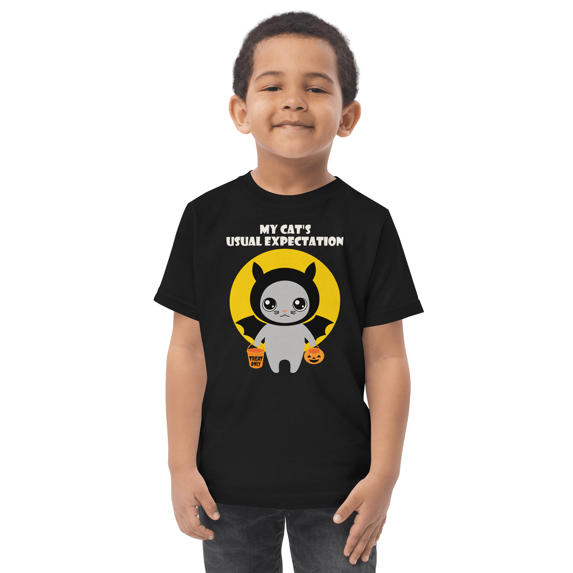 Halloween Cat (Expectation of Treats) - Toddler T-shirt product image (1)