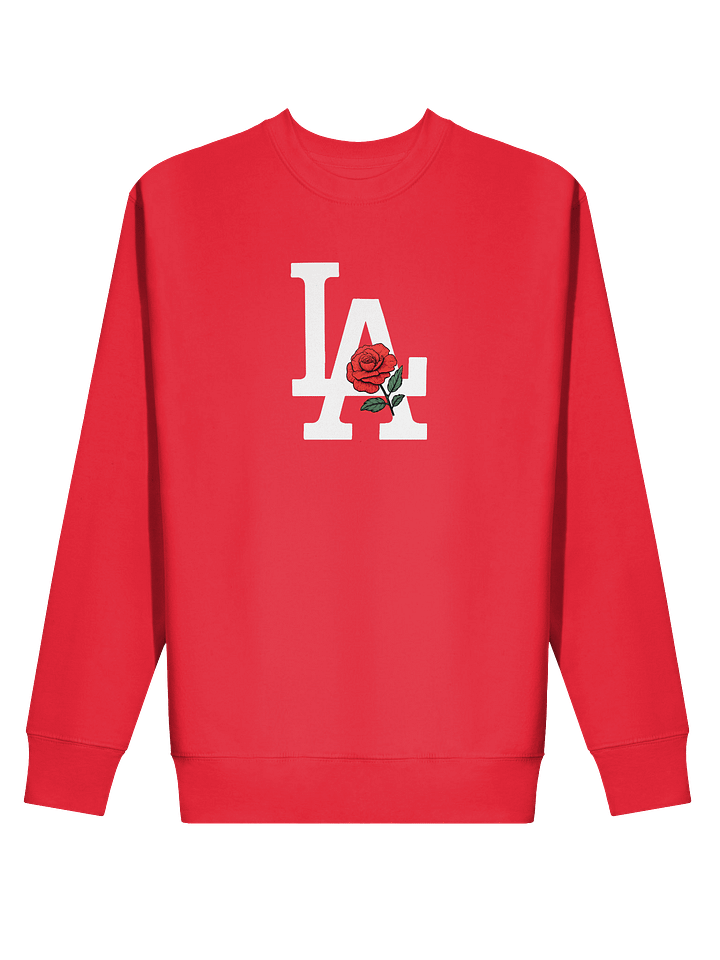 LA Red Rose Premium Crewneck Sweatshirt product image (2)