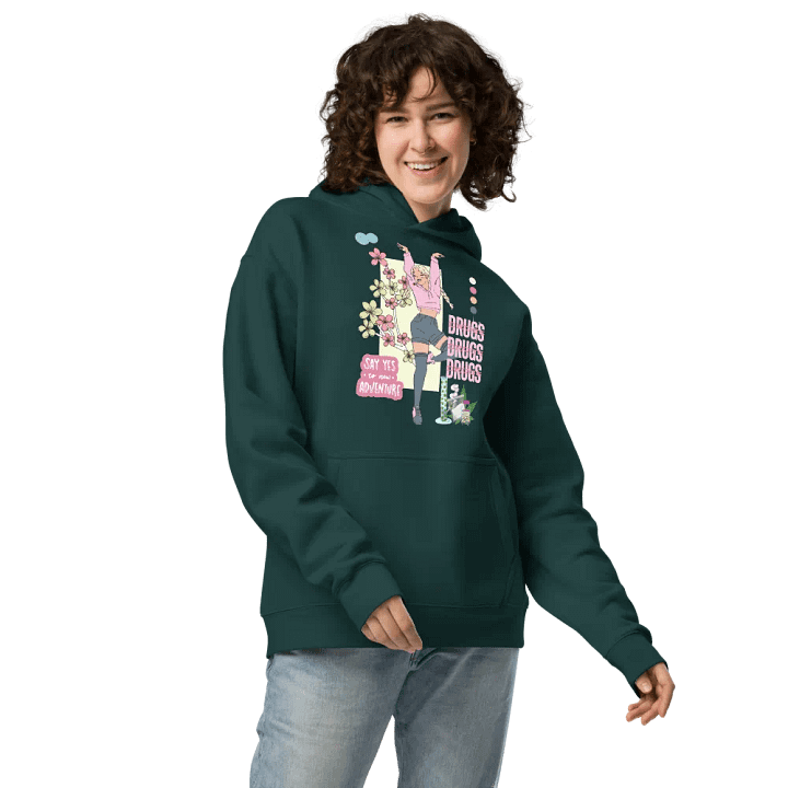 DRUGS DRUGS DRUGS Unisex Premium Oversized Hoodie product image (2)