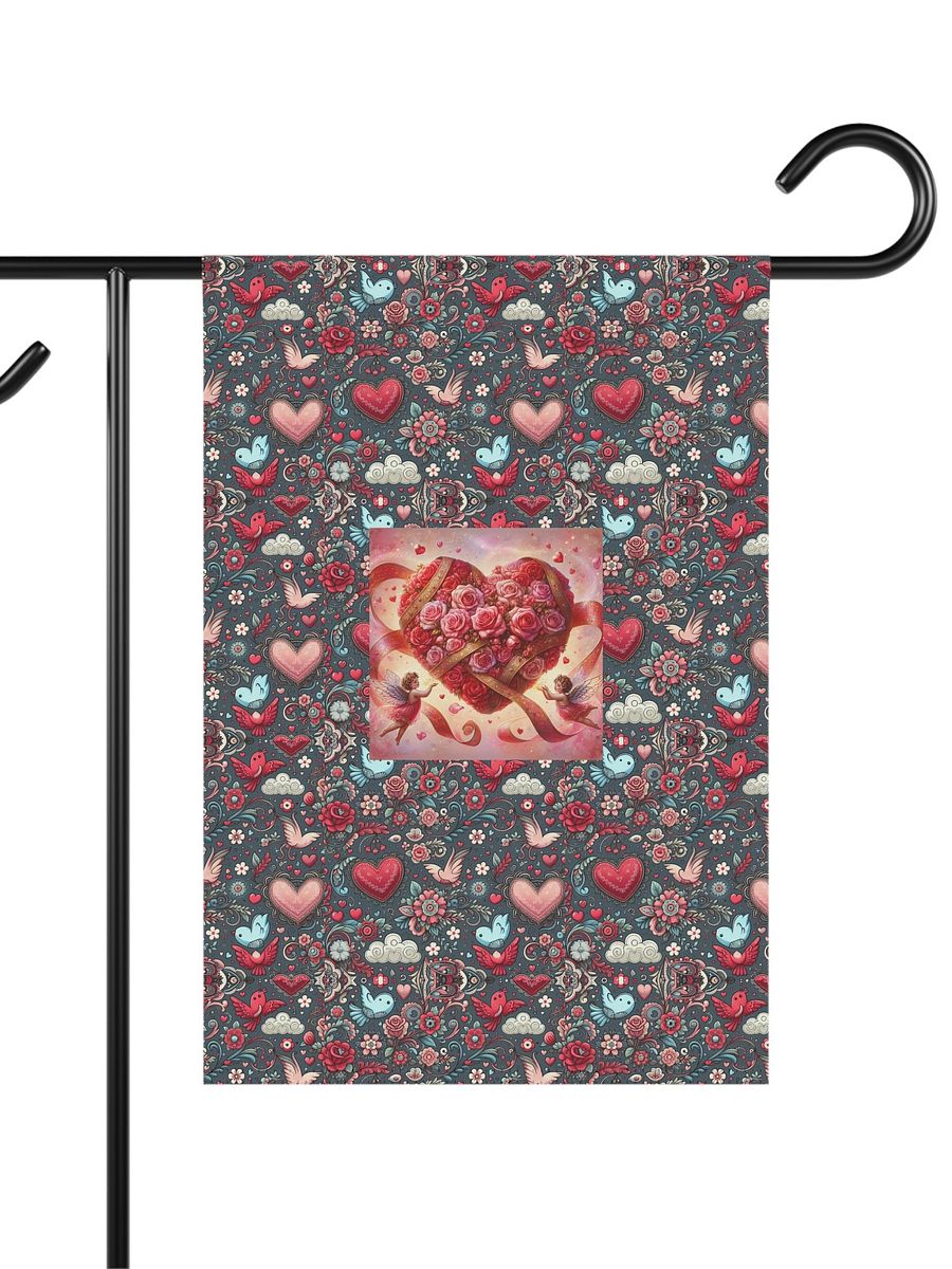 Valentine Heart Garden & House Banner product image (1)