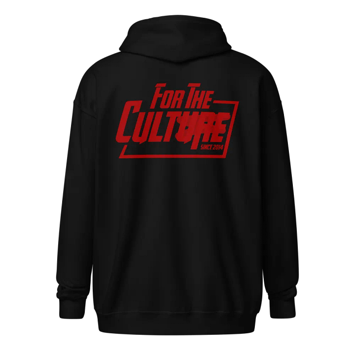 For the Culture Red Zip Up product image (1)