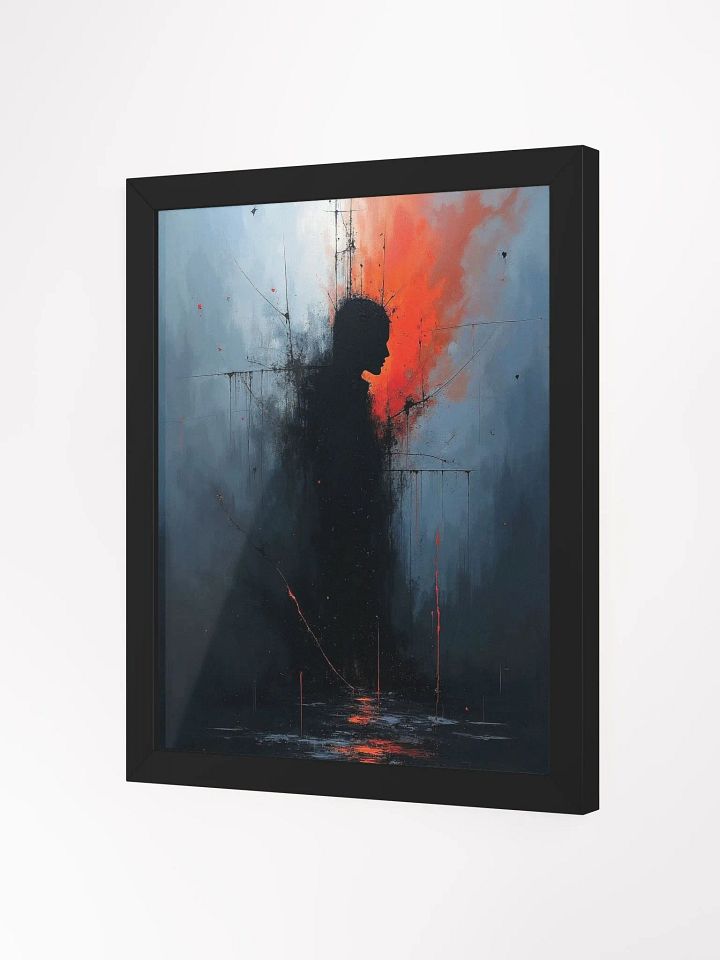 Inferno Silhouette Framed Print product image (7)