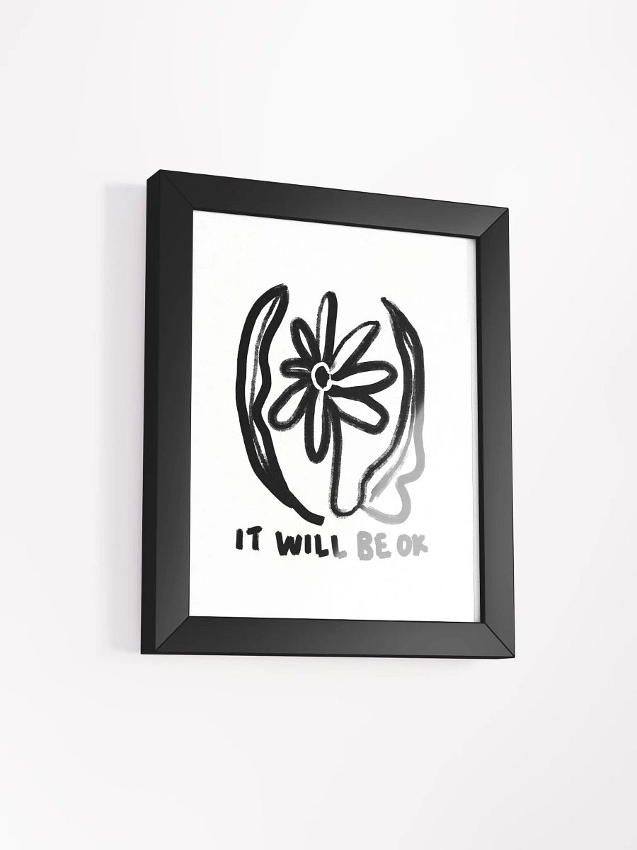 Be OK Framed Art Print product image (2)