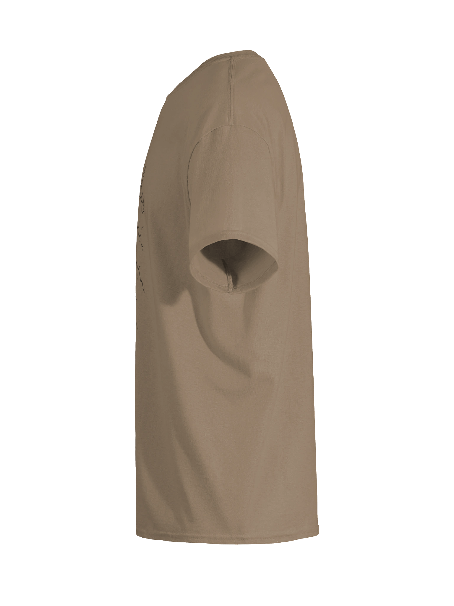 Shattered Ground Sword — Line Art Warrior T-Shirt product image (11)