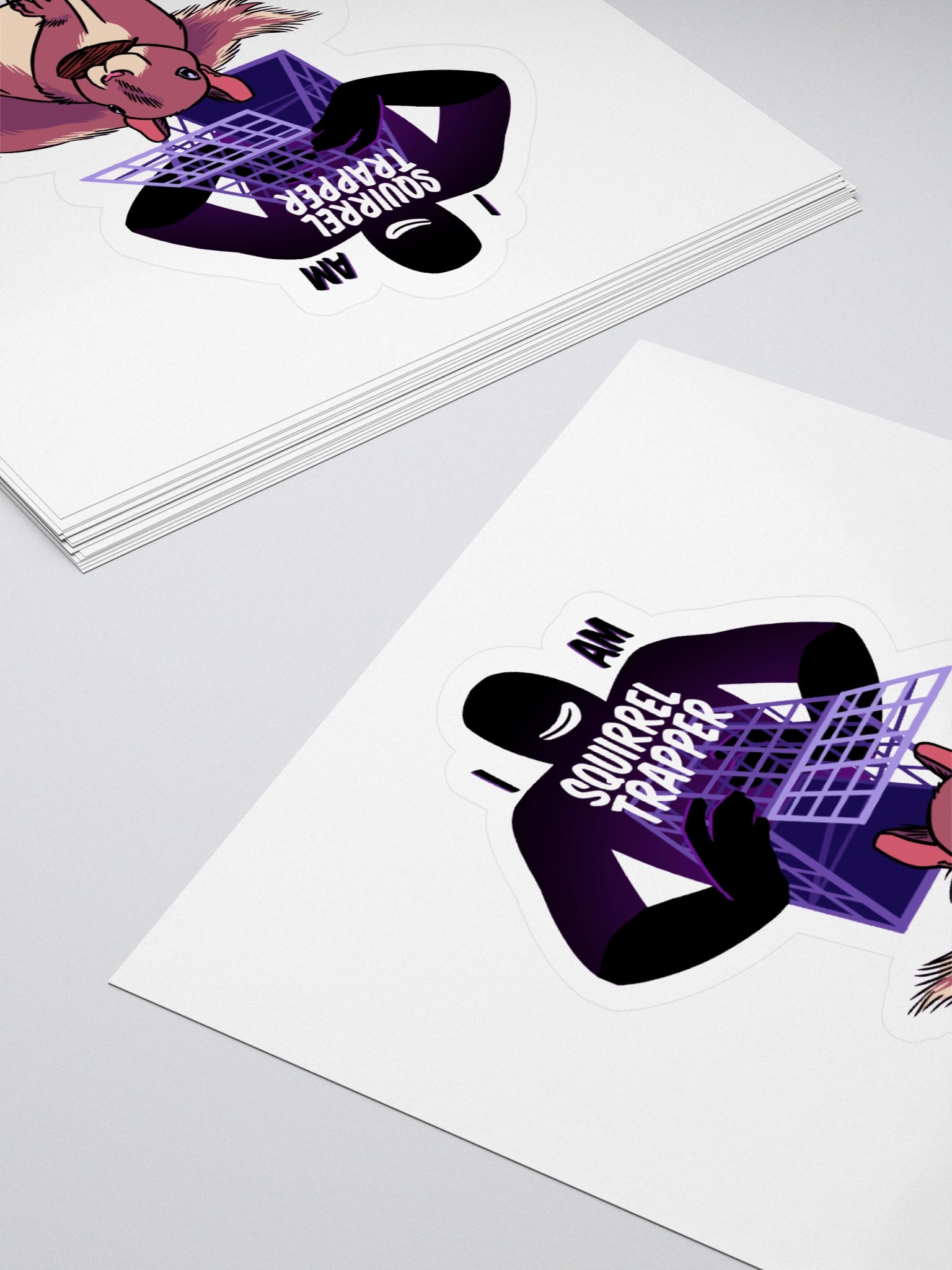 I Am Squirrel Trapper Sticker! product image (4)