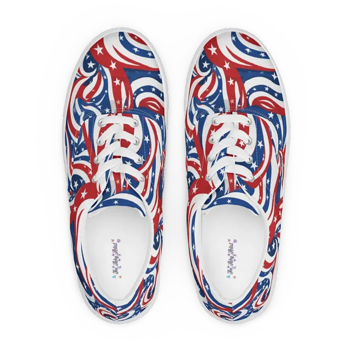 Patriotic Swirls Lace-Up Shoes product image (2)